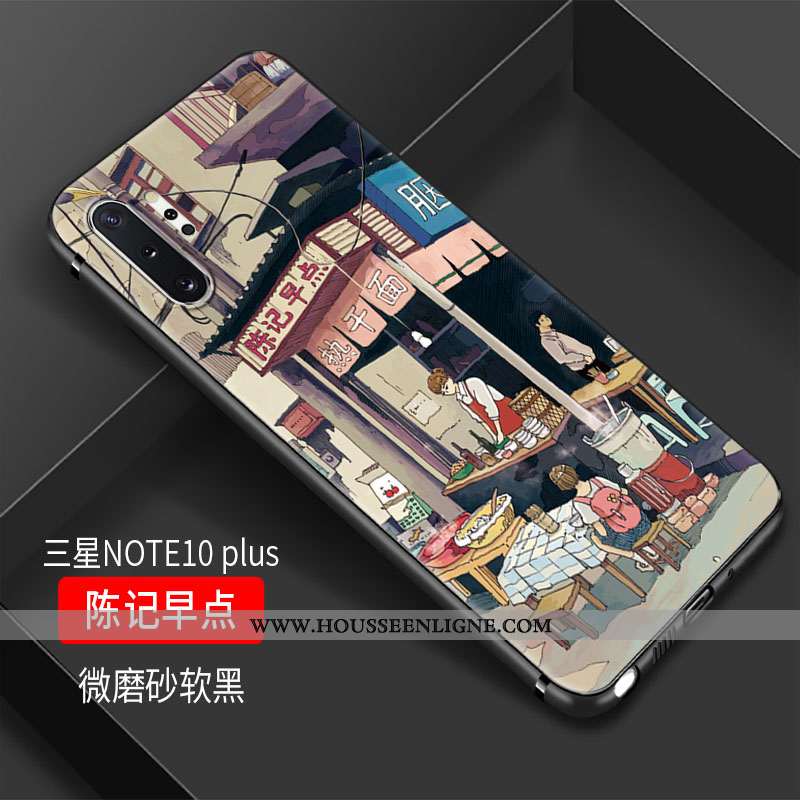 Housse Samsung Galaxy Note 10+ Tendance Fluide Doux Étoile Créatif Ornements Suspendus Téléphone Por