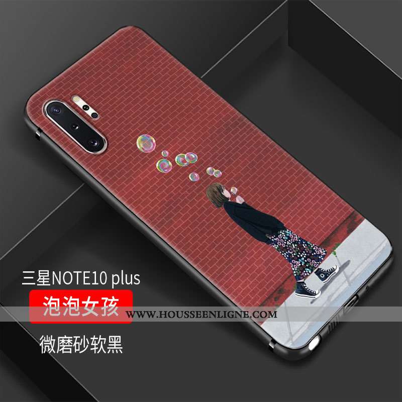 Housse Samsung Galaxy Note 10+ Tendance Fluide Doux Étoile Créatif Ornements Suspendus Téléphone Por