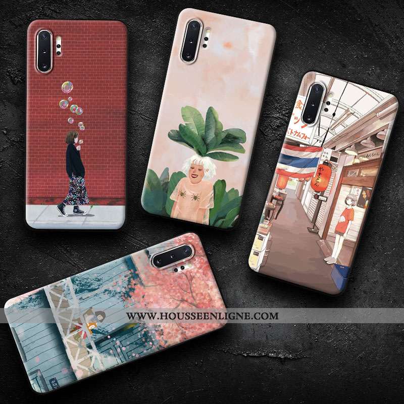 Housse Samsung Galaxy Note 10+ Tendance Fluide Doux Étoile Créatif Ornements Suspendus Téléphone Por