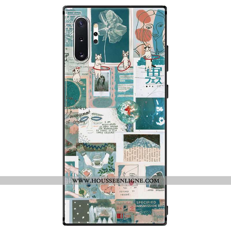 Housse Samsung Galaxy Note 10+ Tendance Fluide Doux Étoile Créatif Ornements Suspendus Téléphone Por
