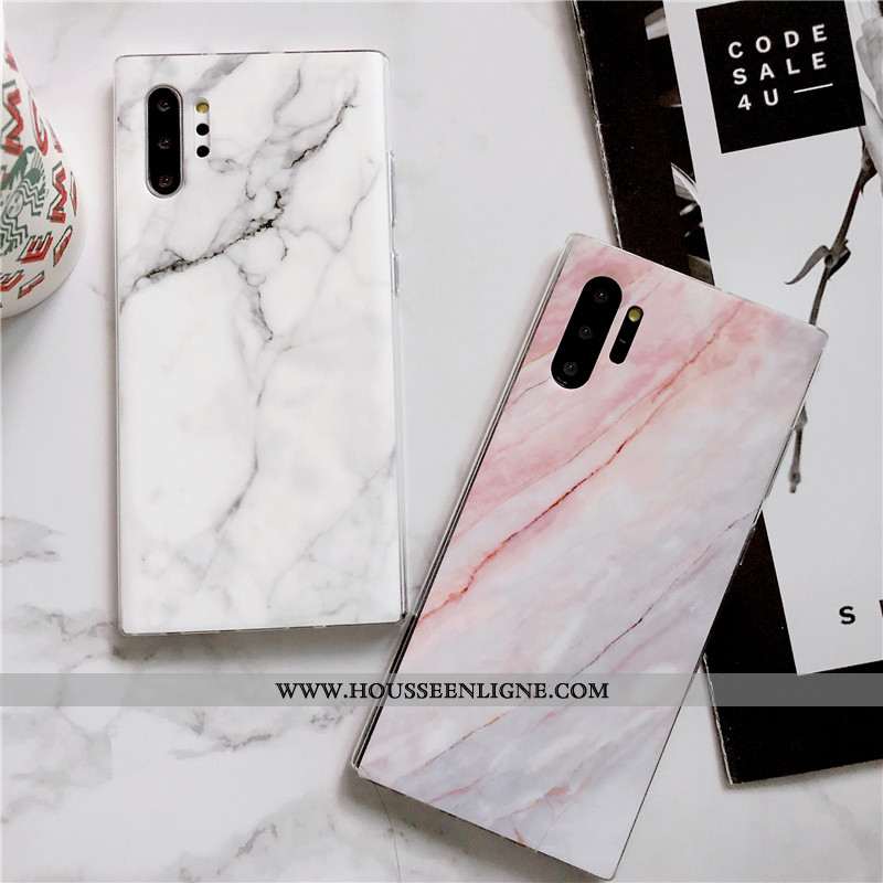 Housse Samsung Galaxy Note 10+ Ultra Tendance Téléphone Portable Vent Incassable Coque Rose