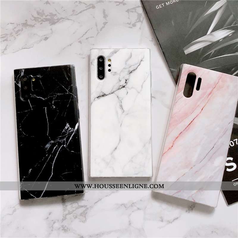 Housse Samsung Galaxy Note 10+ Ultra Tendance Téléphone Portable Vent Incassable Coque Rose