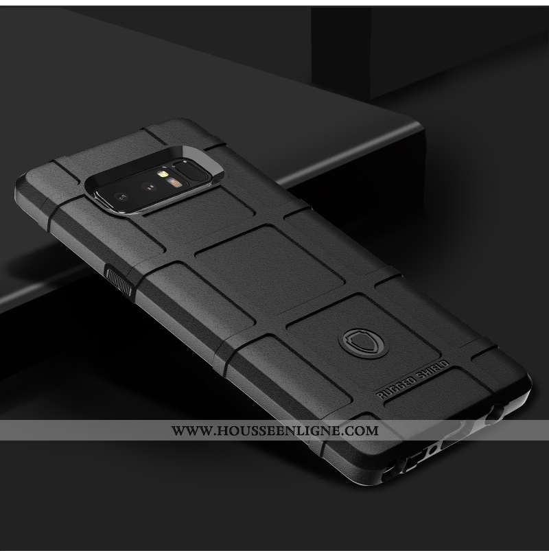 Housse Samsung Galaxy Note 8 Protection Délavé En Daim Kaki Étoile Ballon Étui Silicone Khaki