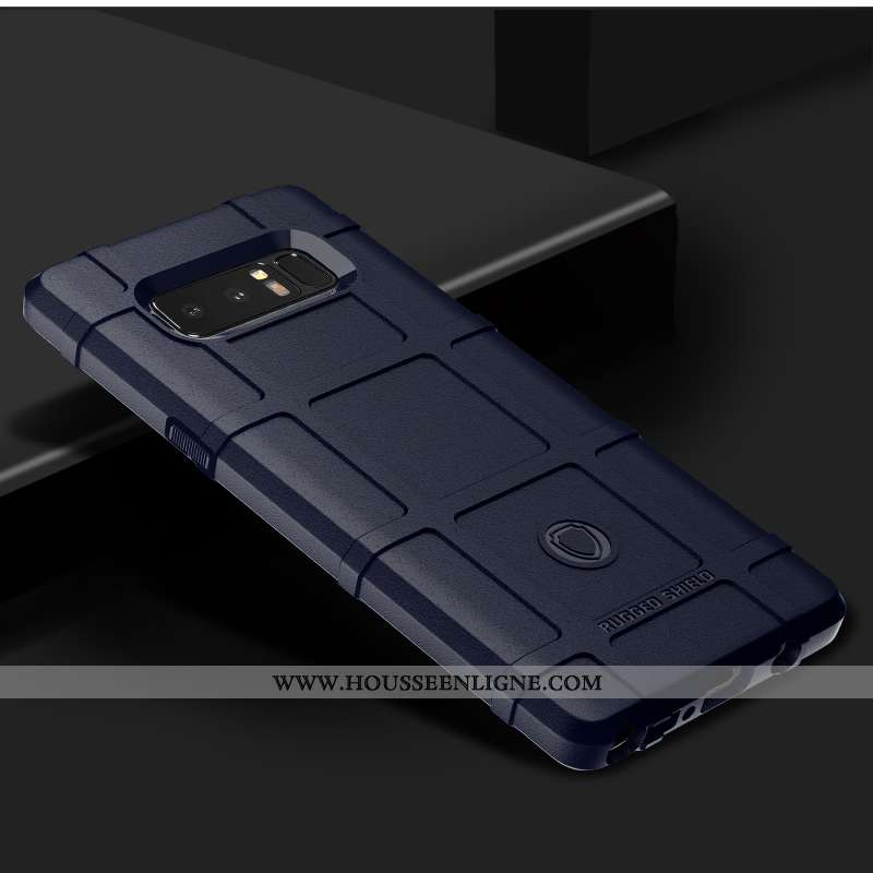 Housse Samsung Galaxy Note 8 Protection Délavé En Daim Kaki Étoile Ballon Étui Silicone Khaki