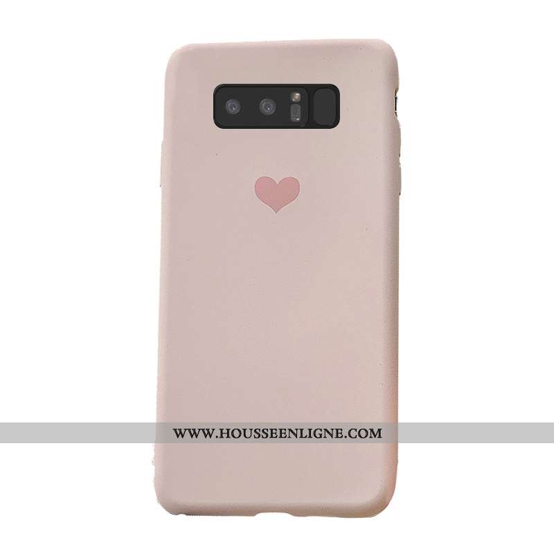 Housse Samsung Galaxy Note 8 Protection Délavé En Daim Mode Ornements Suspendus Étoile Étui Vert Ver