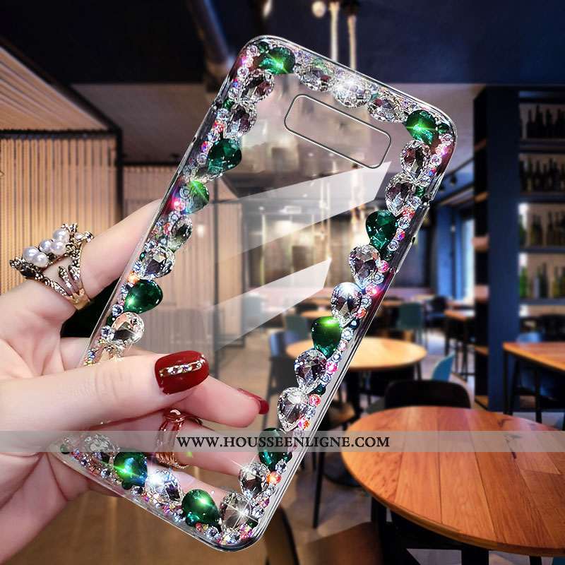 Housse Samsung Galaxy Note 8 Tendance Transparent Incassable Étoile Difficile Strass Nouveau Rose