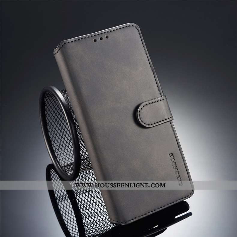 Housse Samsung Galaxy Note 9 Cuir Fluide Doux Téléphone Portable Étoile Gris Étui Coque
