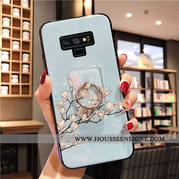 Housse Samsung Galaxy Note 9 Fluide Doux Silicone Boucle Tout Compris Incassable Téléphone Portable 