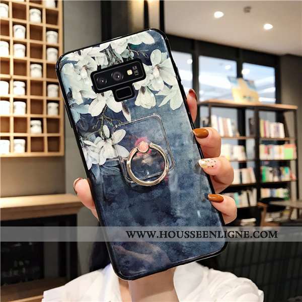 Housse Samsung Galaxy Note 9 Fluide Doux Silicone Boucle Tout Compris Incassable Téléphone Portable 