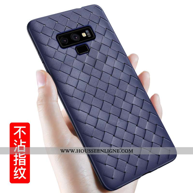 Housse Samsung Galaxy Note 9 Modèle Fleurie Fluide Doux Net Rouge Coque Téléphone Portable Respirant