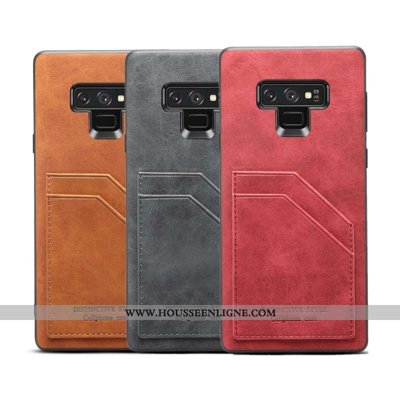 Housse Samsung Galaxy Note 9 Protection Légère Légères Silicone Coque Étui Bordure Rouge