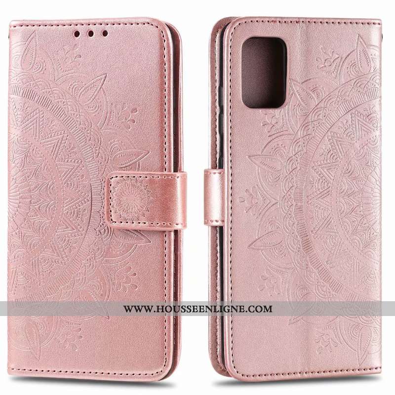 Housse Samsung Galaxy Note20 Cuir Carte Étui Étoile Clamshell Bleu Téléphone Portable