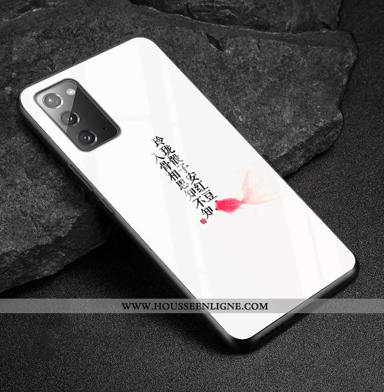 Housse Samsung Galaxy Note20 Fluide Doux Protection Miroir Tout Compris Personnalisé Style Chinois V