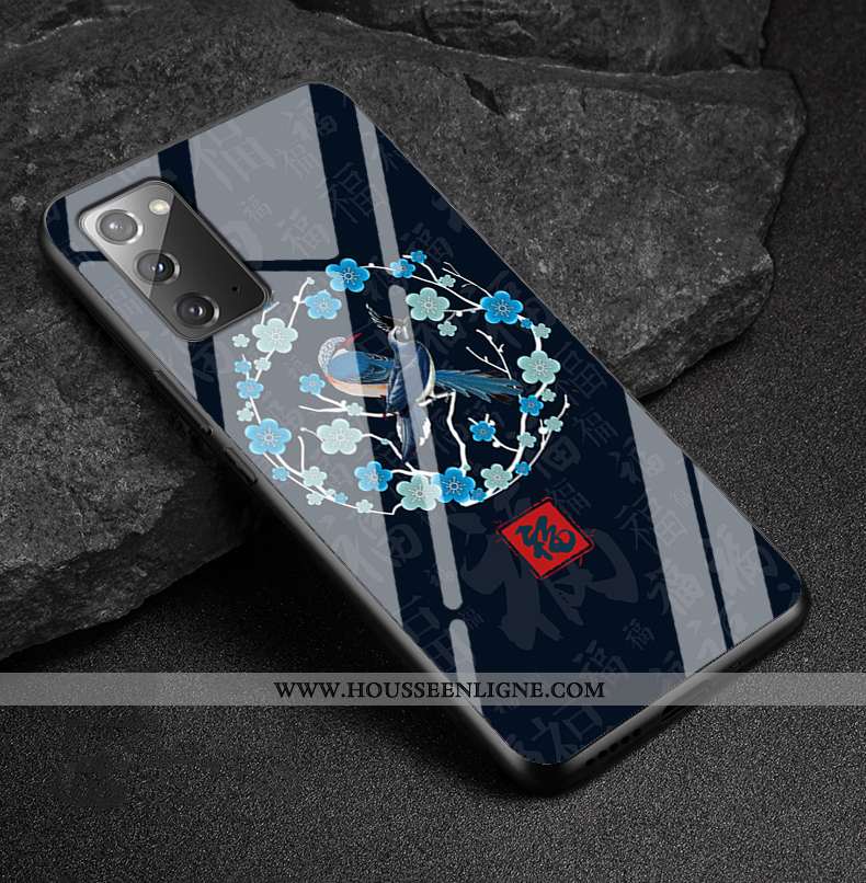 Housse Samsung Galaxy Note20 Fluide Doux Protection Miroir Tout Compris Personnalisé Style Chinois V
