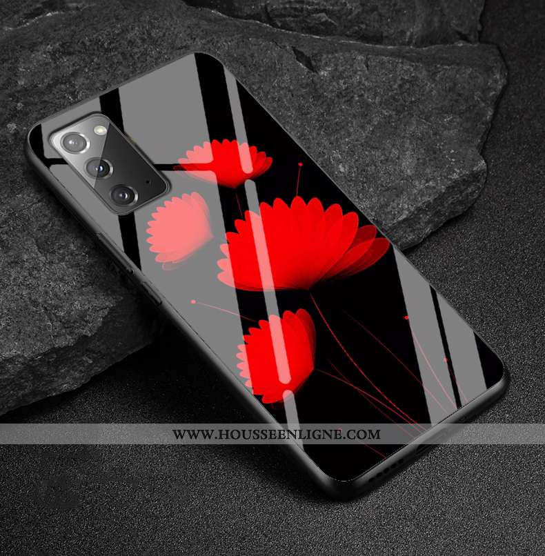 Housse Samsung Galaxy Note20 Fluide Doux Protection Miroir Tout Compris Personnalisé Style Chinois V
