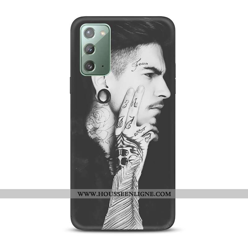 Housse Samsung Galaxy Note20 Silicone Protection Europe Noir Modèle Fleurie Nouveau Téléphone Portab