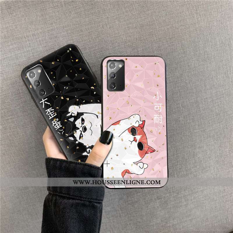 Housse Samsung Galaxy Note20 Tendance Dessin Animé Étoile Amoureux Téléphone Portable Coque Incassab