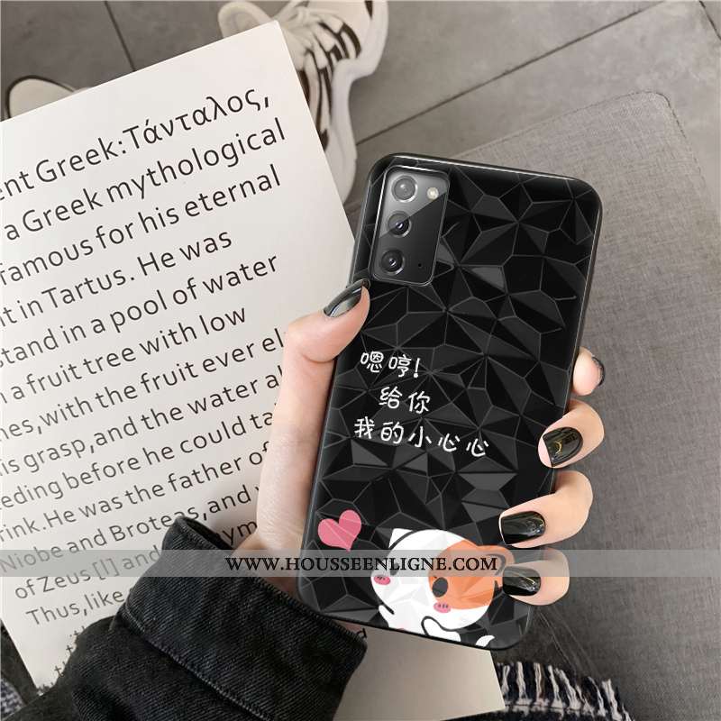 Housse Samsung Galaxy Note20 Tendance Dessin Animé Étoile Amoureux Téléphone Portable Coque Incassab