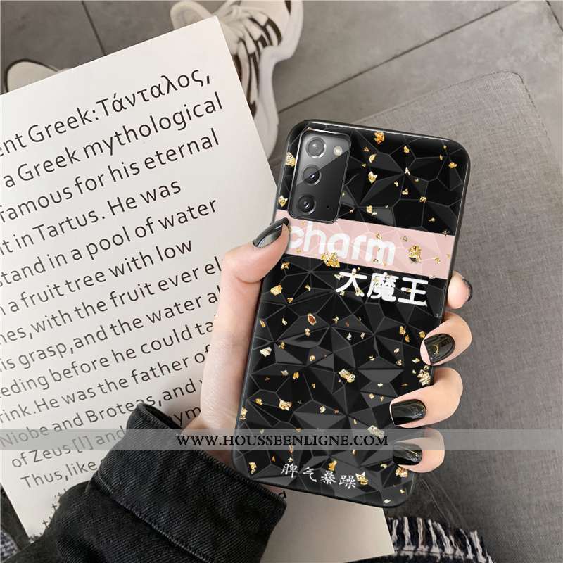 Housse Samsung Galaxy Note20 Tendance Dessin Animé Étoile Amoureux Téléphone Portable Coque Incassab