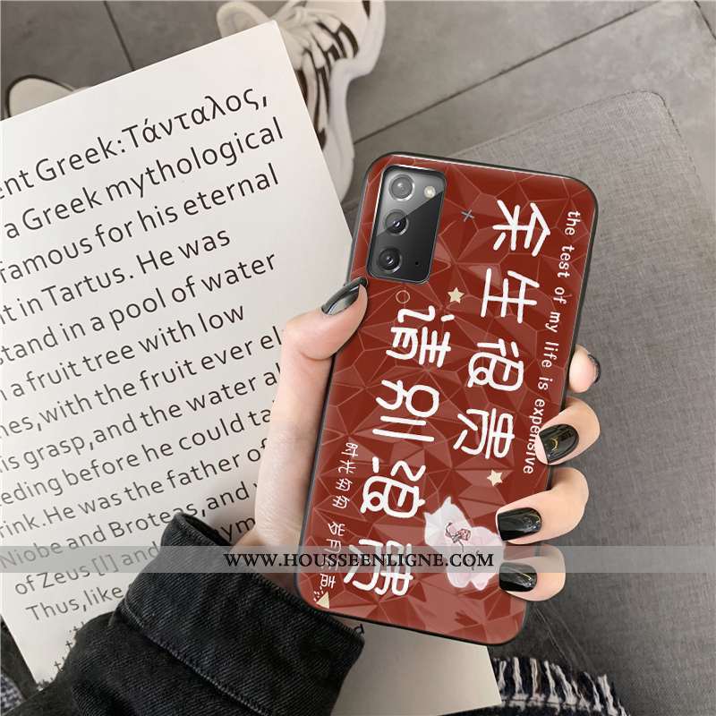 Housse Samsung Galaxy Note20 Tendance Dessin Animé Étoile Amoureux Téléphone Portable Coque Incassab