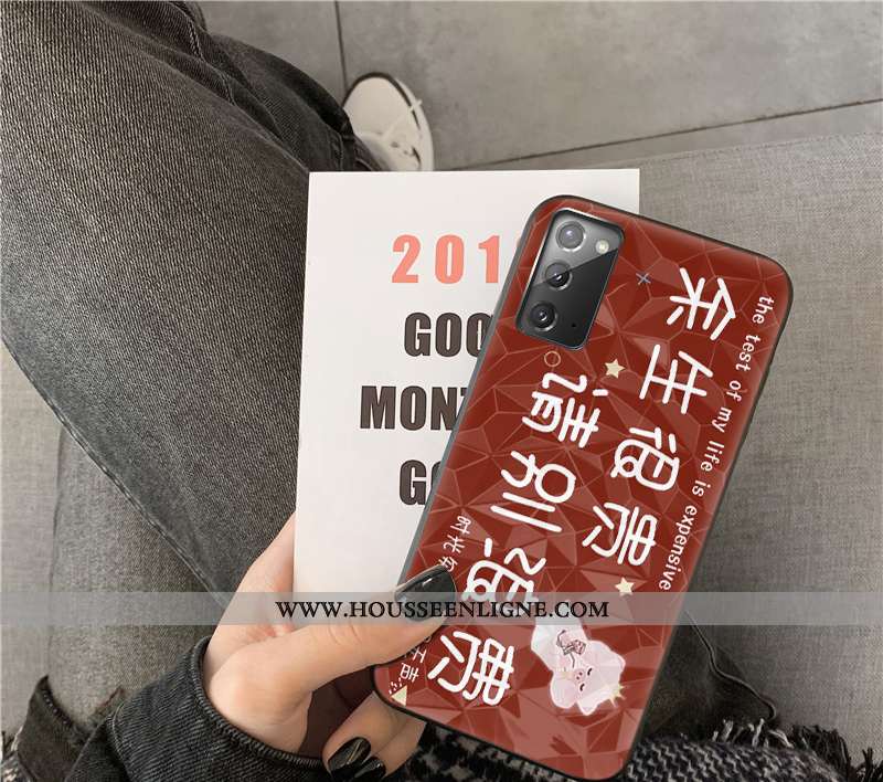 Housse Samsung Galaxy Note20 Tendance Dessin Animé Étoile Amoureux Téléphone Portable Coque Incassab