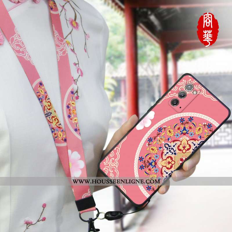 Housse Samsung Galaxy Note20 Tendance Légère Incassable Étoile Personnalité Délavé En Daim Téléphone