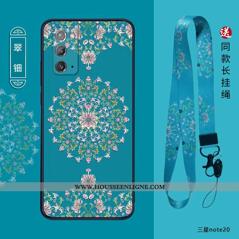 Housse Samsung Galaxy Note20 Tendance Légère Incassable Étoile Personnalité Délavé En Daim Téléphone