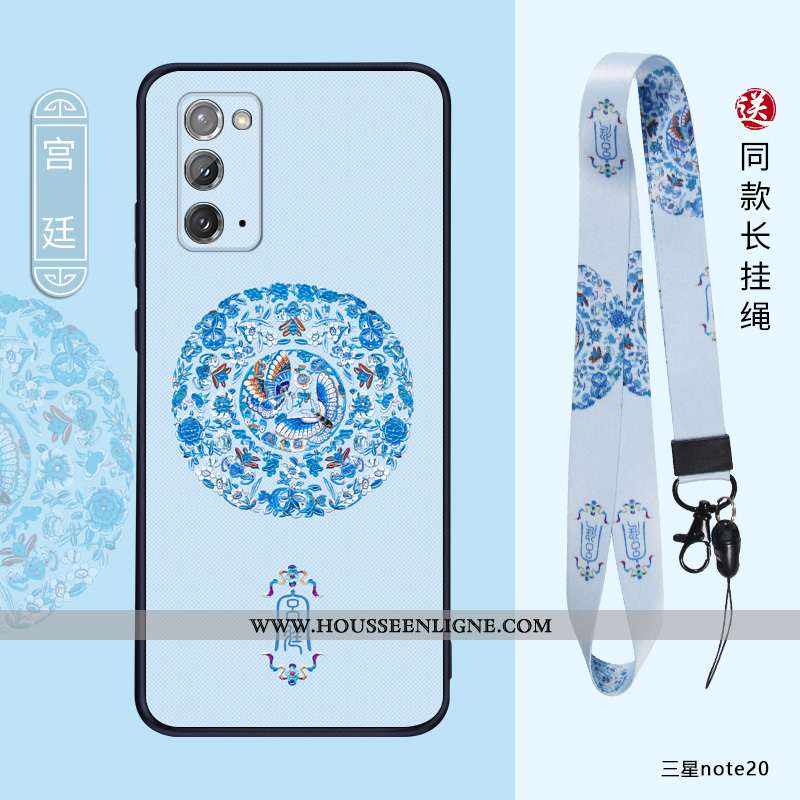 Housse Samsung Galaxy Note20 Tendance Légère Incassable Étoile Personnalité Délavé En Daim Téléphone