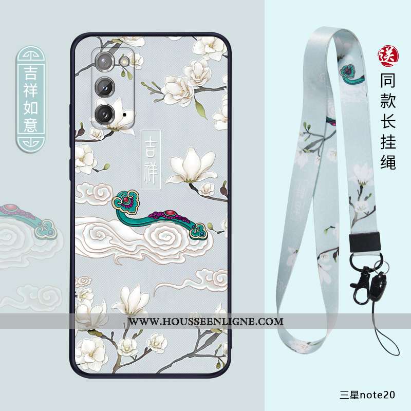 Housse Samsung Galaxy Note20 Tendance Légère Incassable Étoile Personnalité Délavé En Daim Téléphone