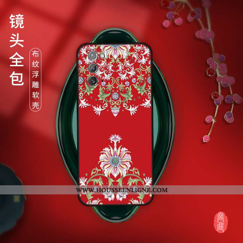 Housse Samsung Galaxy Note20 Tendance Légère Incassable Étoile Personnalité Délavé En Daim Téléphone