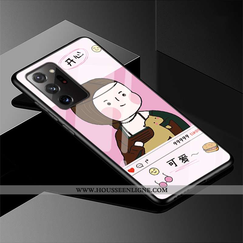 Housse Samsung Galaxy Note20 Ultra Délavé En Daim Protection Étui Incassable Étoile Jaune Coque
