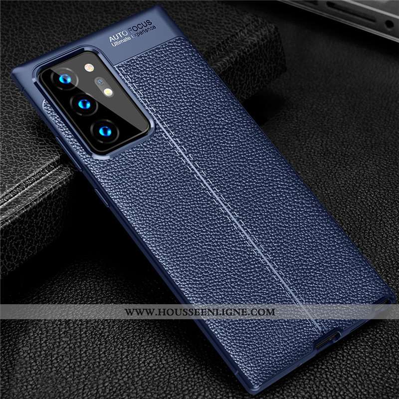 Housse Samsung Galaxy Note20 Ultra Personnalité Cuir Téléphone Portable Modèle Fleurie Étoile Rouge 