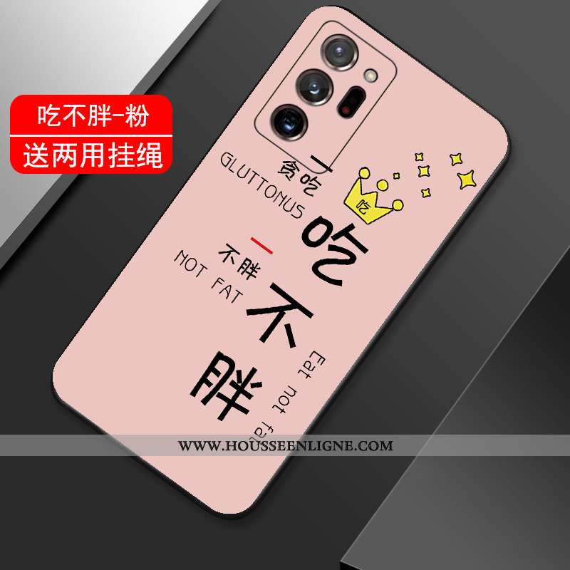 Housse Samsung Galaxy Note20 Ultra Tendance Légère Petit Ultra Étui Téléphone Portable Étoile Rose