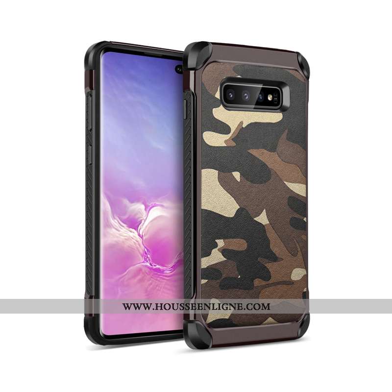 Housse Samsung Galaxy S10+ Coque En Silicone Protection Tendance Incassable Étoile Luxe Étui Camoufl