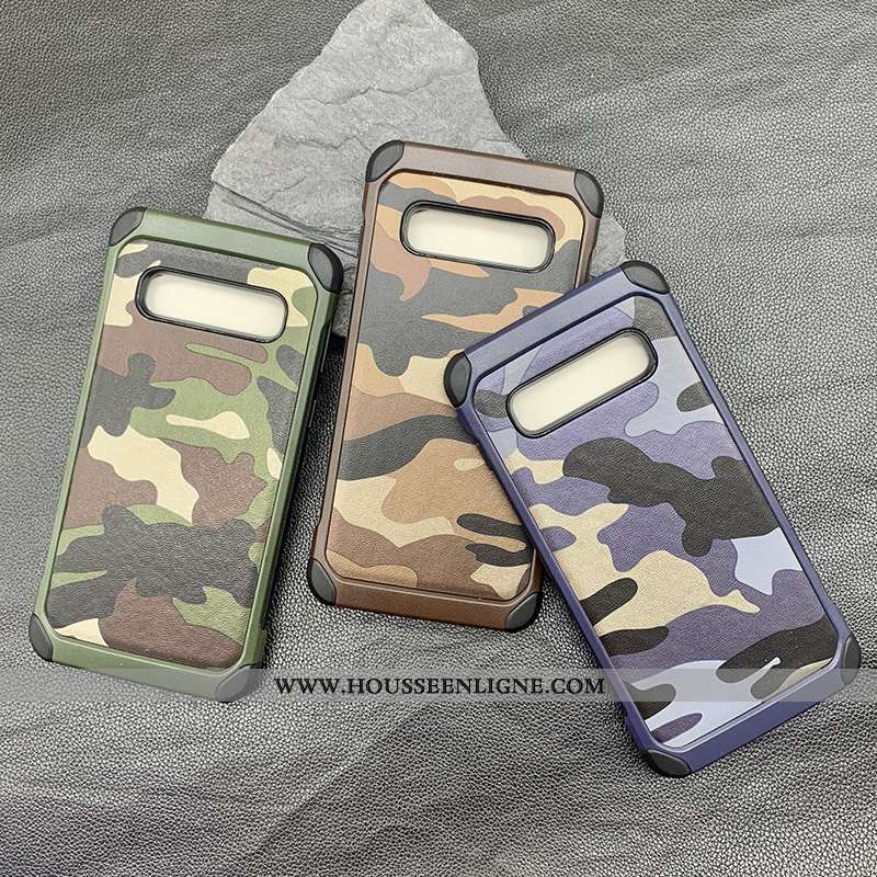 Housse Samsung Galaxy S10+ Coque En Silicone Protection Tendance Incassable Étoile Luxe Étui Camoufl