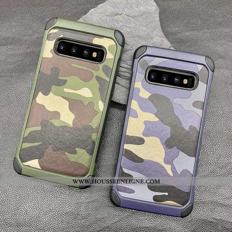 Housse Samsung Galaxy S10+ Coque En Silicone Protection Tendance Incassable Étoile Luxe Étui Camoufl