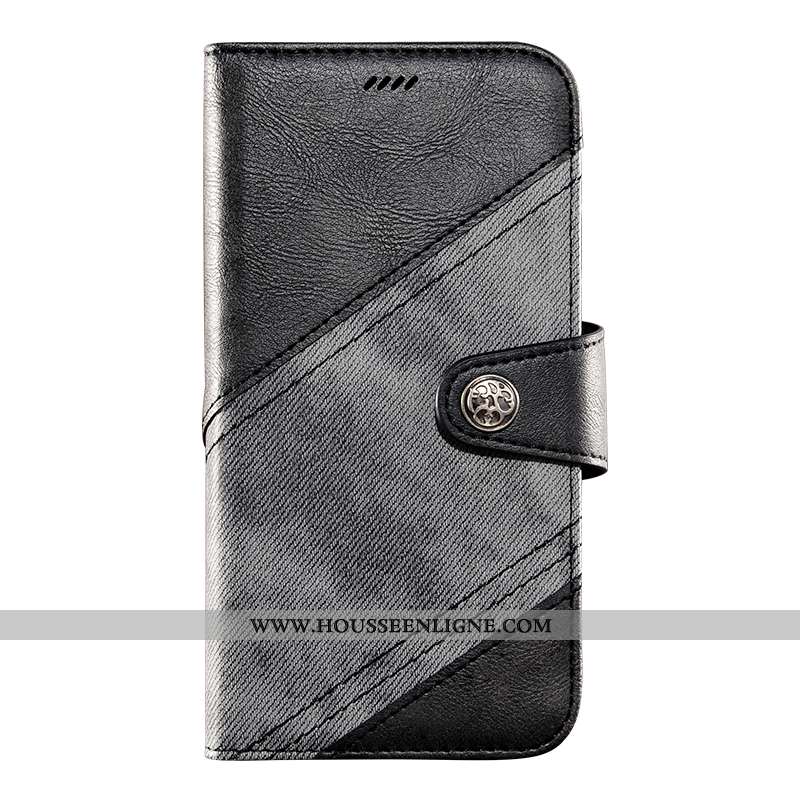 Housse Samsung Galaxy S10+ Cuir Protection Étui Incassable Coque Téléphone Portable Étoile Rouge