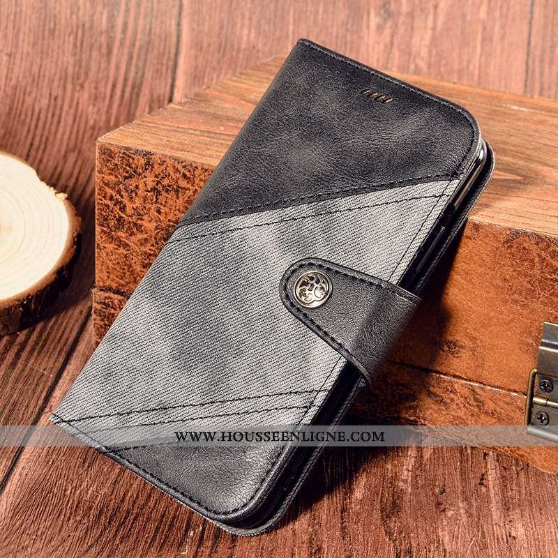 Housse Samsung Galaxy S10+ Cuir Protection Étui Incassable Coque Téléphone Portable Étoile Rouge