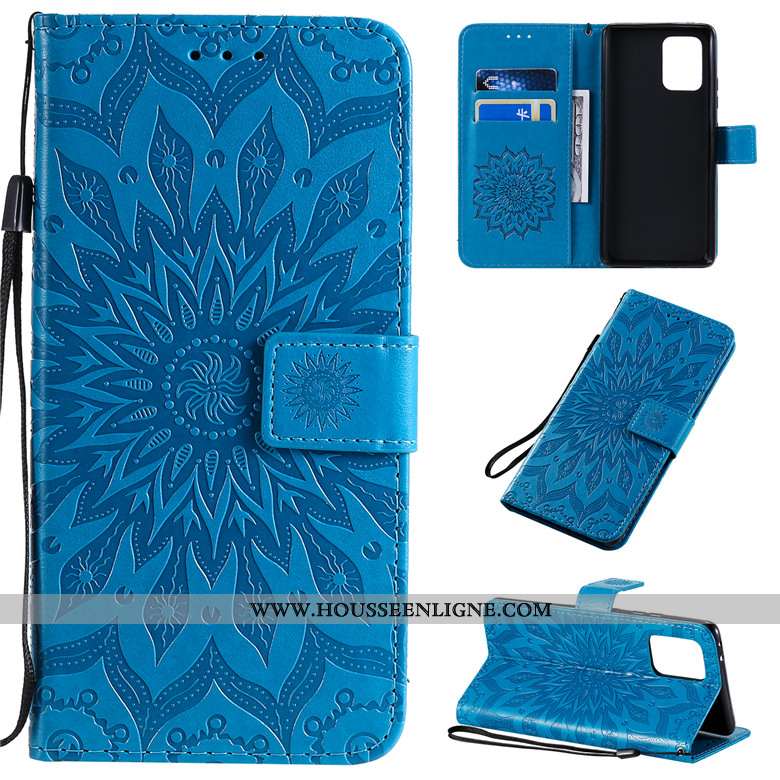 Housse Samsung Galaxy S10 Lite Cuir Protection Incassable Tout Compris Étui Téléphone Portable Étoil