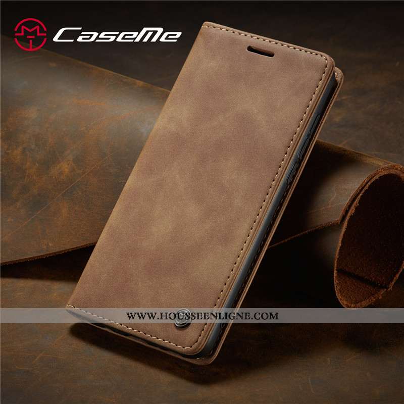 Housse Samsung Galaxy S10 Lite Portefeuille Cuir Téléphone Portable Étui Kaki Coque Carte Khaki