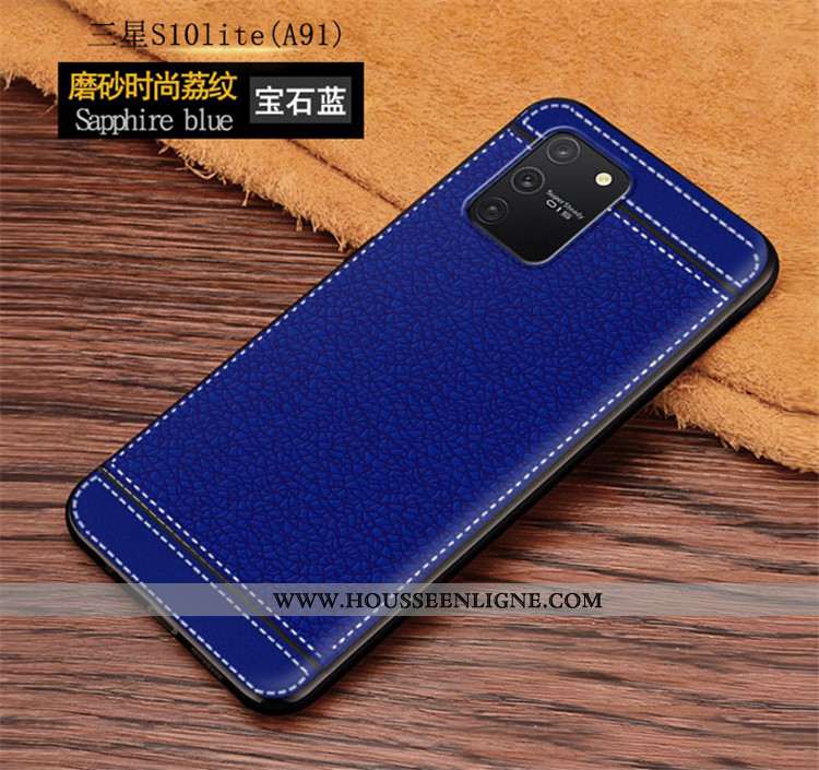 Housse Samsung Galaxy S10 Lite Silicone Délavé En Daim Modèle Fleurie Personnalité Tout Compris Étoi