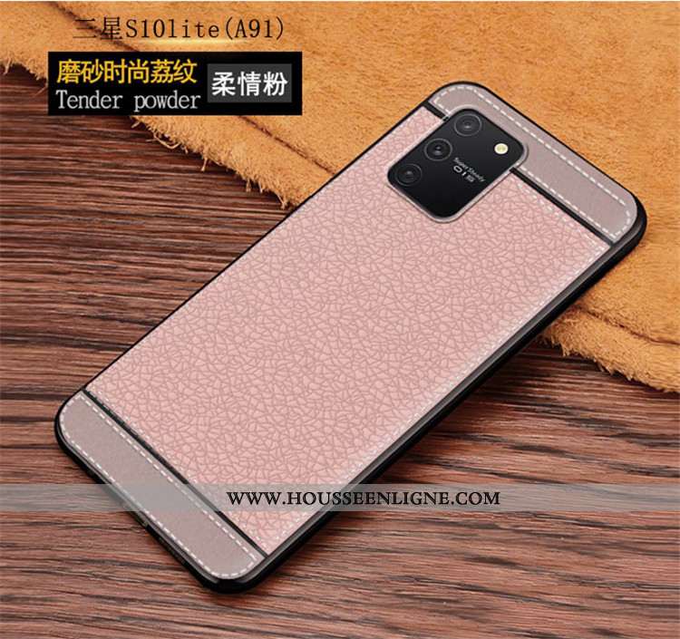 Housse Samsung Galaxy S10 Lite Silicone Délavé En Daim Modèle Fleurie Personnalité Tout Compris Étoi