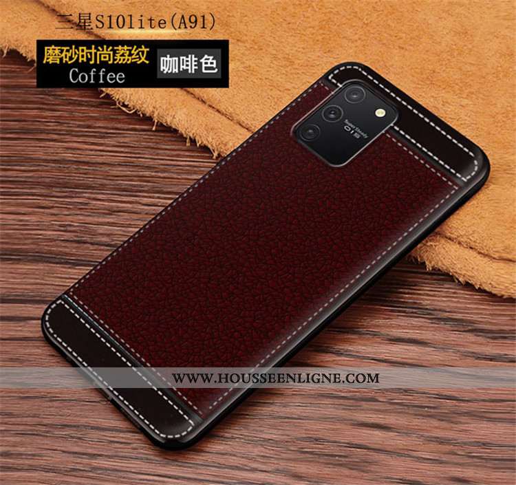 Housse Samsung Galaxy S10 Lite Silicone Délavé En Daim Modèle Fleurie Personnalité Tout Compris Étoi