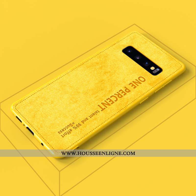 Housse Samsung Galaxy S10+ Protection Ultra Étoile Rose Étui Tout Compris Cuir