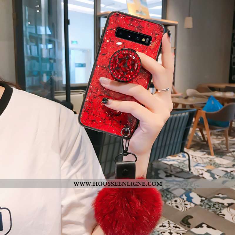 Housse Samsung Galaxy S10 Silicone Mode Tout Compris Tendance Vert Créatif Étoile Verte