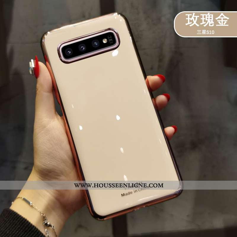 Housse Samsung Galaxy S10+ Ultra Tendance Nouveau Étui Silicone Coque Protection Verte