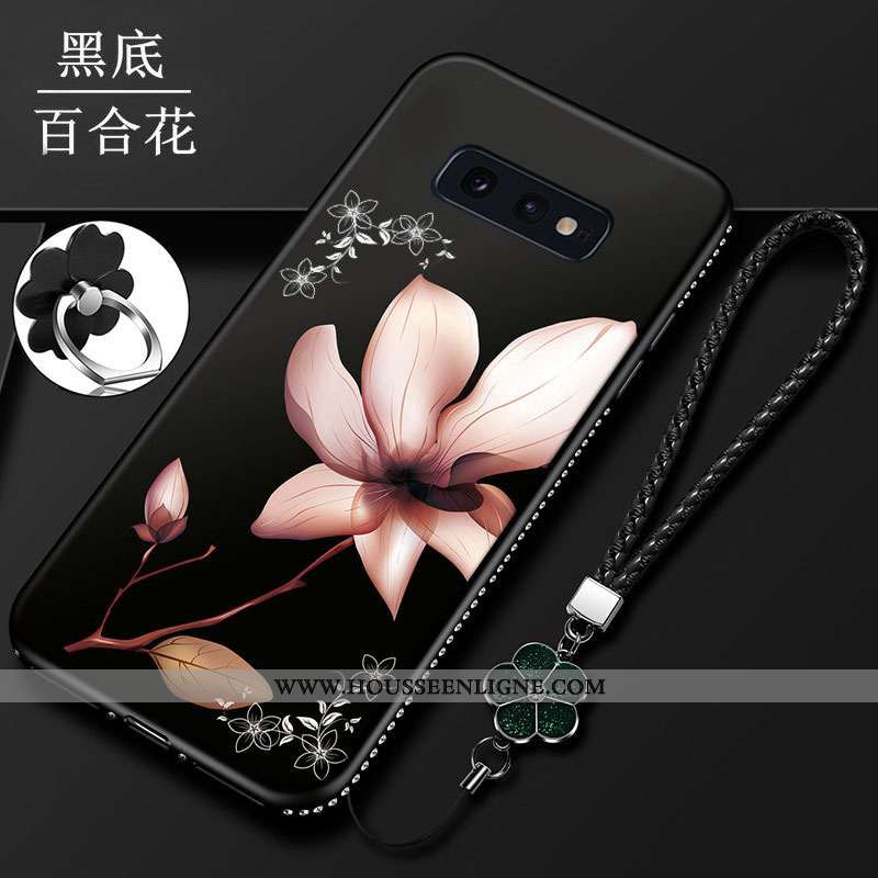 Housse Samsung Galaxy S10e Protection Délavé En Daim Incassable Personnalité Silicone Téléphone Port