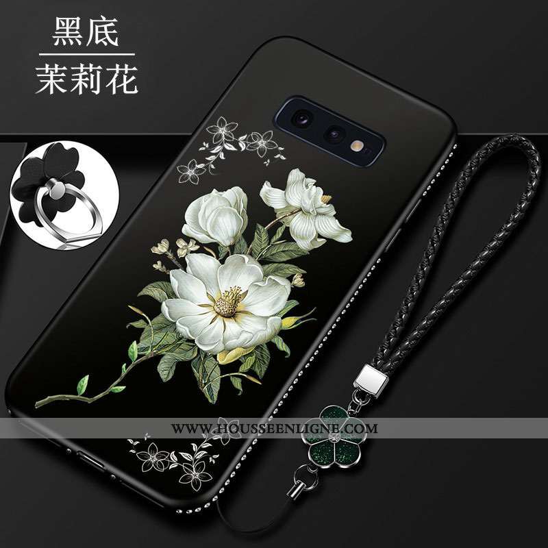 Housse Samsung Galaxy S10e Protection Délavé En Daim Incassable Personnalité Silicone Téléphone Port
