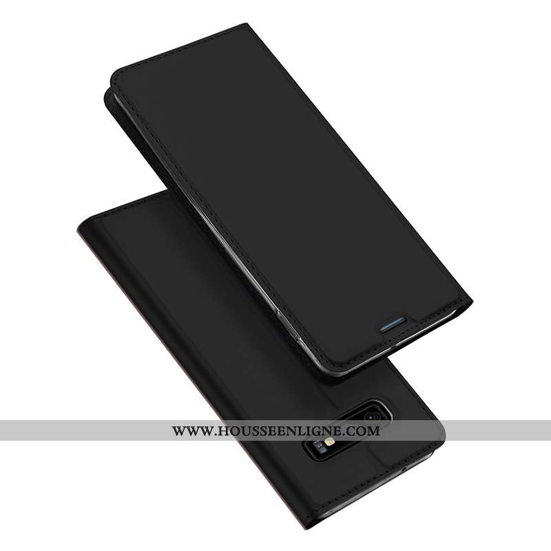 Housse Samsung Galaxy S10e Protection Portefeuille Tout Compris Téléphone Portable Business Bleu Mar