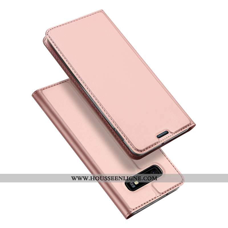 Housse Samsung Galaxy S10e Protection Portefeuille Tout Compris Téléphone Portable Business Bleu Mar